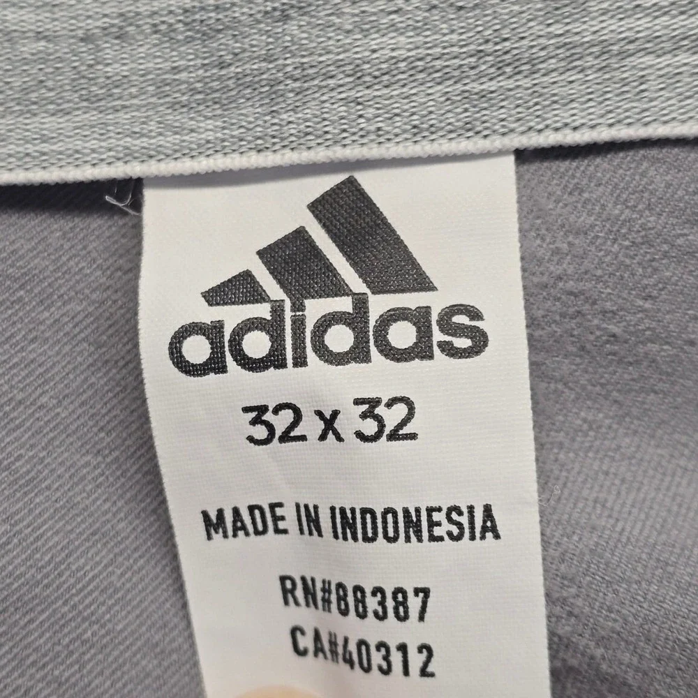 Adidas Golf‎ Pants Mens 32x32 Flat Front Lightweight Performance Gray Standard